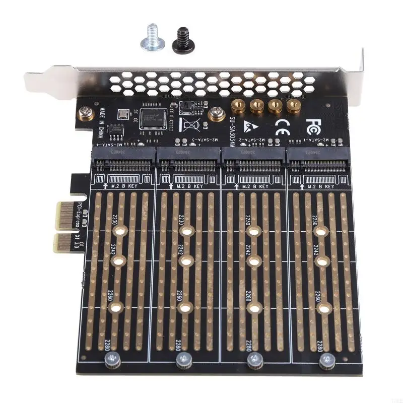 T3EE PCIE to 4-bay for m.2 for Key Type Riser Adapter SSD to PCI-E NGFF Expansion Card 1 to 4 Ports Extender for
T3EE PCIE to 4-bay for m.2 for Key Type Riser Adapter SSD to PCI-E NGFF Expansion Card 1 to 4 Ports Extender for