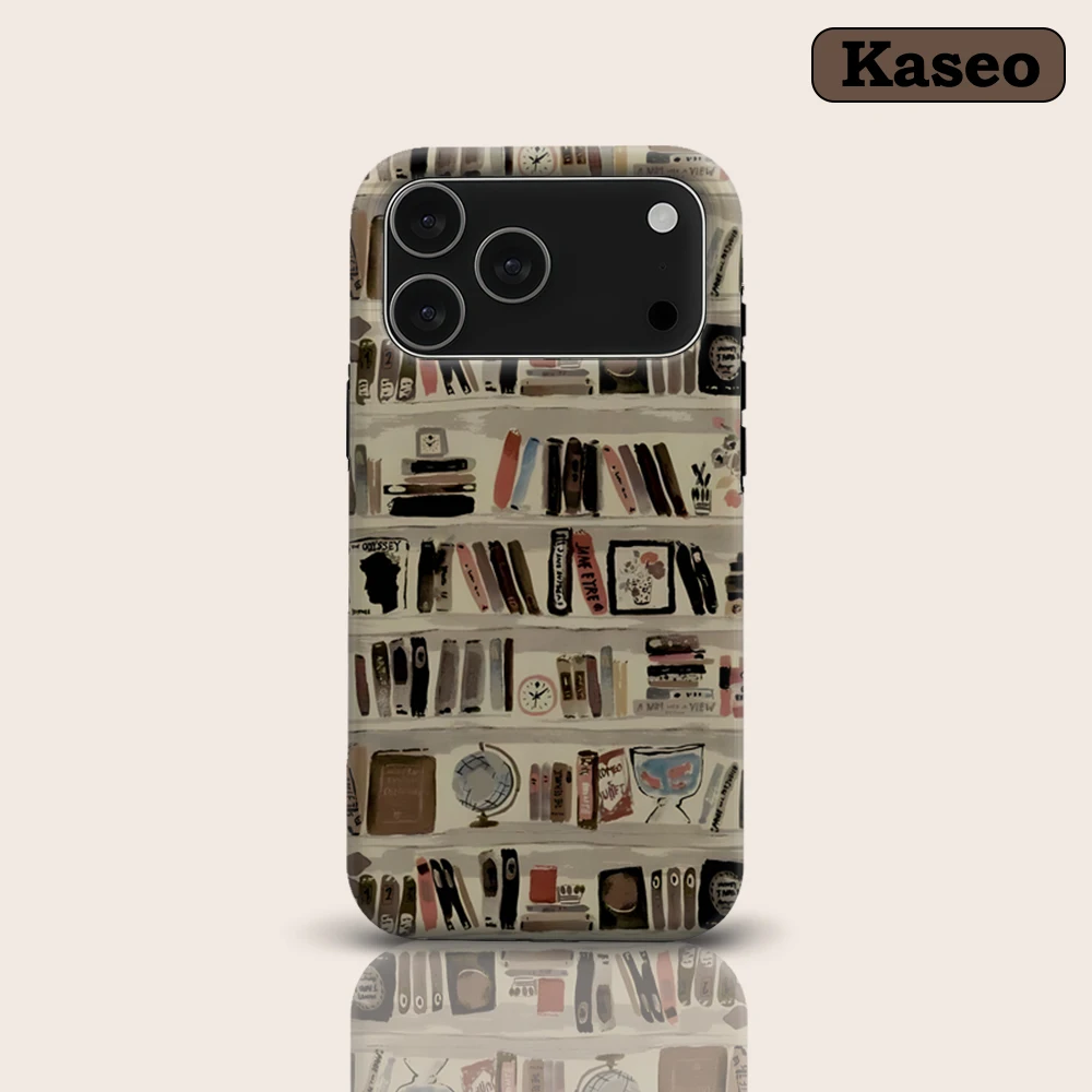 KASEO Matte Bumper for Magsafe Case for IPhone 17 16 15 14 Plus 13 Pro Max Shockproof Hard PC Cozy Bookshelf Cover
KASEO Matte Bumper for Magsafe Case for IPhone 17 16 15 14 Plus 13 Pro Max Shockproof Hard PC Cozy Bookshelf Cover
