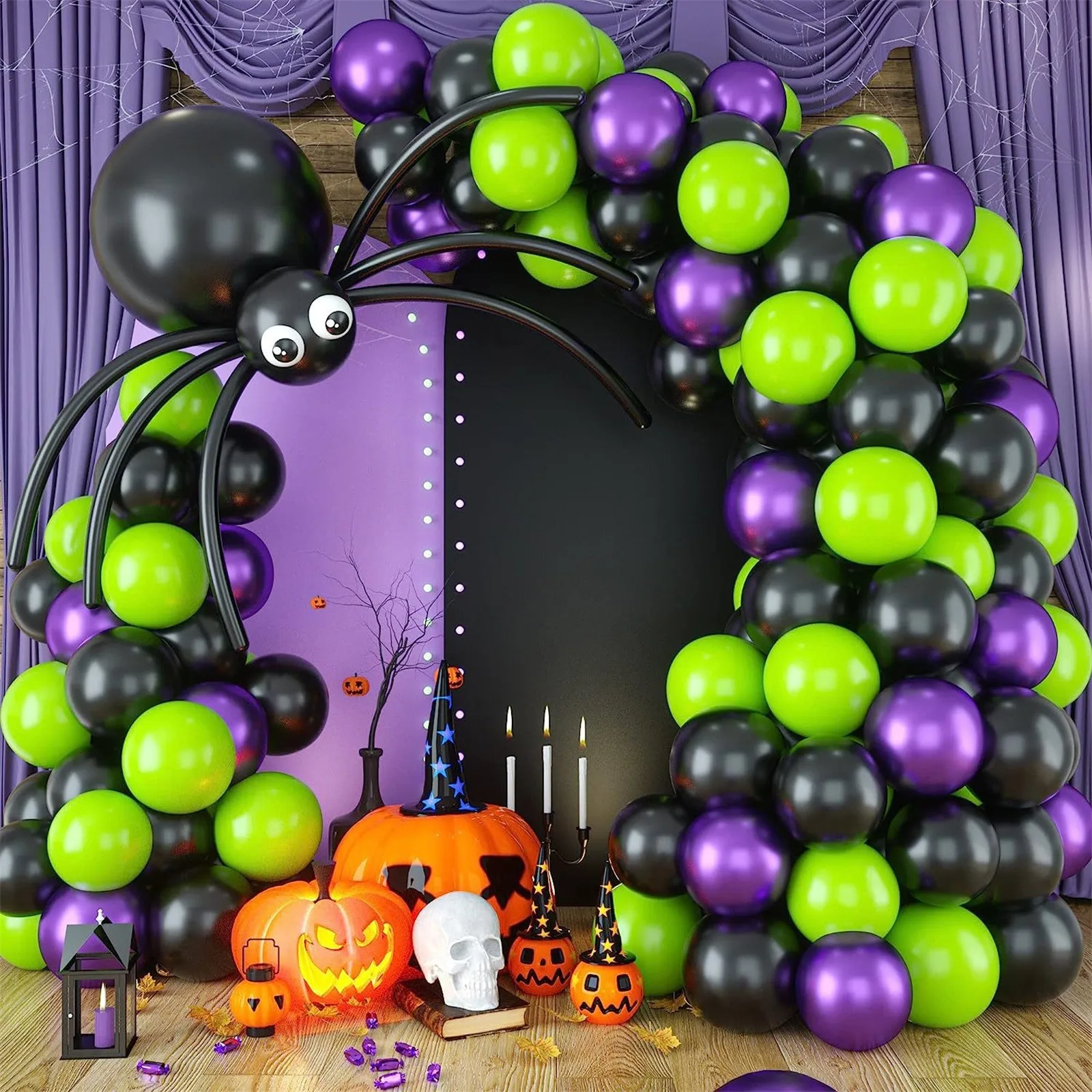 Hot Balloons Garland Arch Kit, Green Purple Black Balloons Purple Balloons For Christmas Kids Birthday Baby Party Favors
Hot Balloons Garland Arch Kit, Green Purple Black Balloons Purple Balloons For Christmas Kids Birthday Baby Party Favors