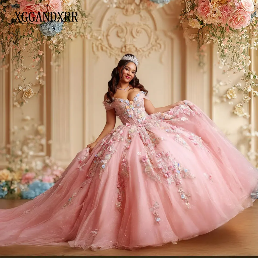 Customized Pink Princess Quinceanera Dress 2026 Beautiful Mexican 3D Flowers Vestidos De 15 Años Quinceañeras Sweet 16 Birthday
Customized Pink Princess Quinceanera Dress 2026 Beautiful Mexican 3D Flowers Vestidos De 15 Años Quinceañeras Sweet 16 Birthday