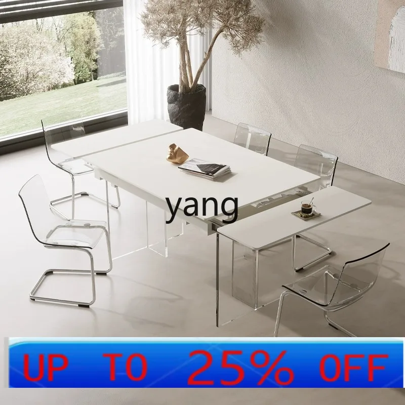 LH Acrylic Suspension Dining Table Multifunctional Folding Retractable Dining Table Modern Simple Household Dining Table
LH Acrylic Suspension Dining Table Multifunctional Folding Retractable Dining Table Modern Simple Household Dining Table