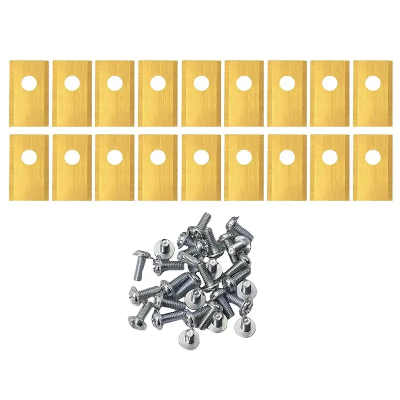 LLCS-18Pcs Lawn Mower Cutting Blade Set Stainless Steel Robot Mower Replacement Blade Blade Screws Kit For Honda Lawn Mowers
LLCS-18Pcs Lawn Mower Cutting Blade Set Stainless Steel Robot Mower Replacement Blade Blade Screws Kit For Honda Lawn Mowers