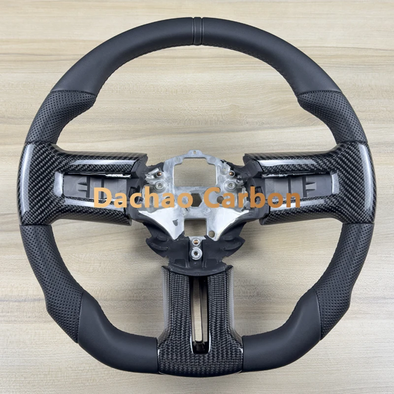 Fit For Ford Mustang 2010 2011 2012 2013 2014 Leather Steering Wheel Glossy Black Carbon Fiber Buttons Frame Panel High Quality
Fit For Ford Mustang 2010 2011 2012 2013 2014 Leather Steering Wheel Glossy Black Carbon Fiber Buttons Frame Panel High Quality