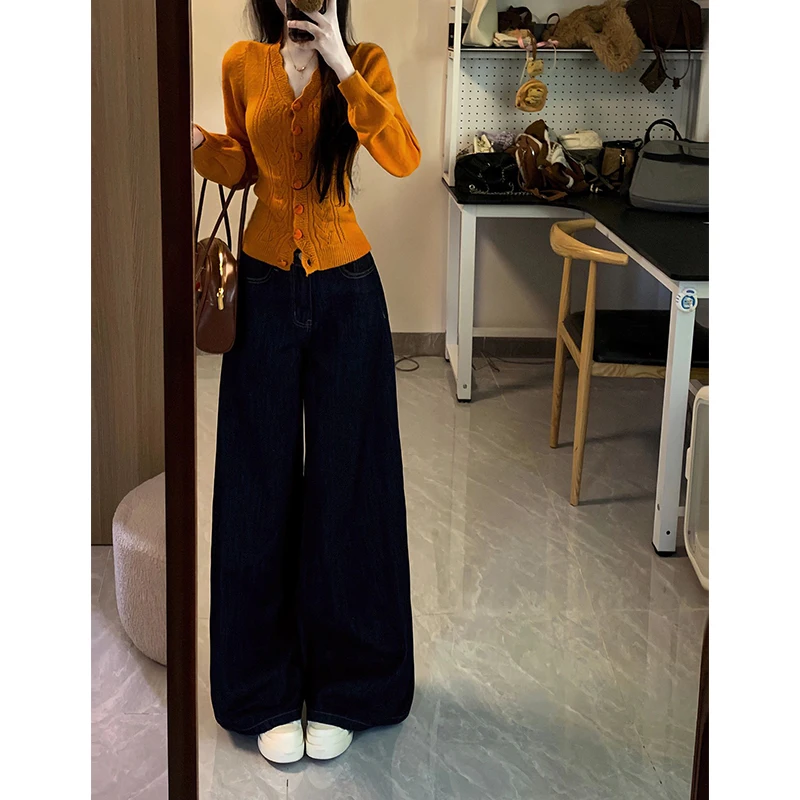 Женские весенние кардиганы и свитеры без рукавов, вязаные, в рубчик, с высоким воротником, с эффектом потертости, двубортные, в стиле OL
Женские весенние кардиганы и свитеры без рукавов, вязаные, в рубчик, с высоким воротником, с эффектом потертости, двубортные, в стиле OL