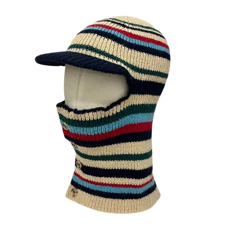 Winter Acrylic Stripe Print Warm Thicken Knitted Hat Warm Skullies Cap Beanie Hat For Men and Women 17
Winter Acrylic Stripe Print Warm Thicken Knitted Hat Warm Skullies Cap Beanie Hat For Men and Women 17