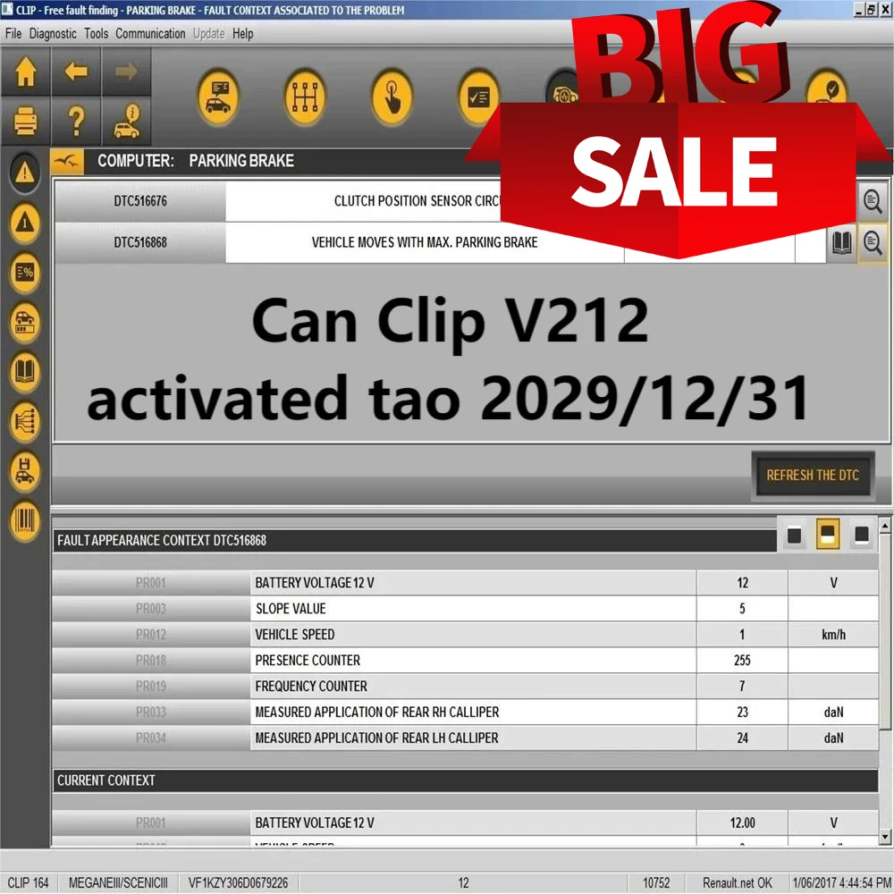 2023 Latest Can Clip V212 For Renault OBD2 Diagnostic Software Can Clip V205+Reprog V191+Pin Extractor V2 Update Data to 2020 
2023 Latest Can Clip V212 For Renault OBD2 Diagnostic Software Can Clip V205+Reprog V191+Pin Extractor V2 Update Data to 2020