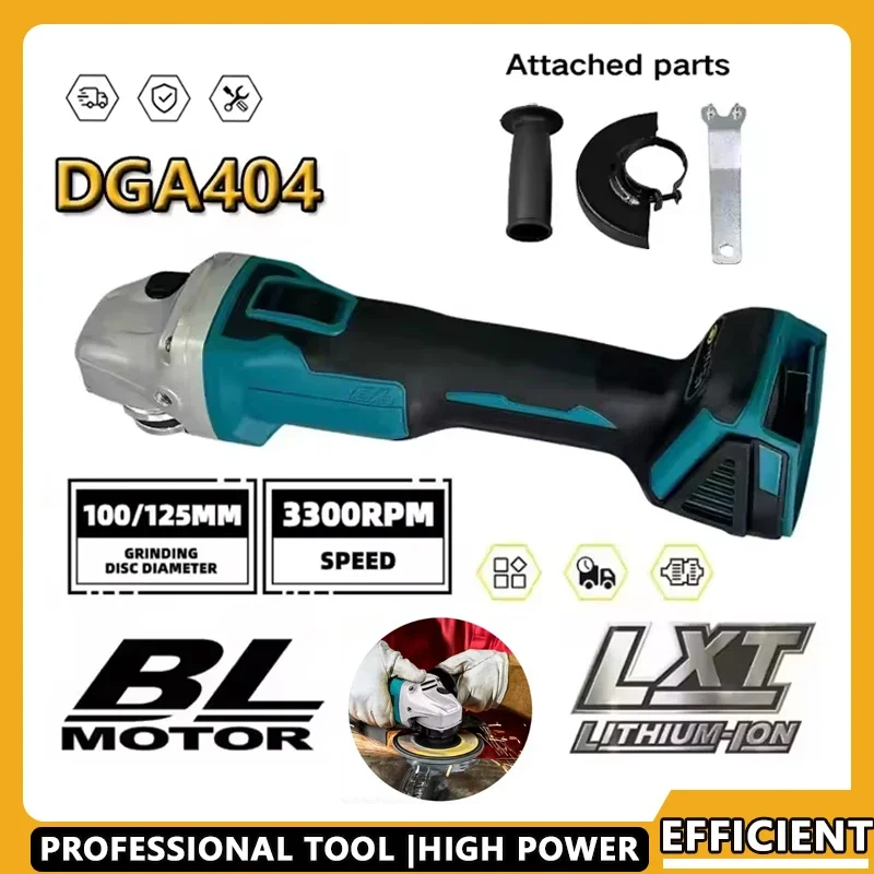 Fit Makita DGA404 Brushless Lithium Electric Angle Grinder Rechargeable Cutting Machine High Power Polishing Machine 125mm 100mm
Fit Makita DGA404 Brushless Lithium Electric Angle Grinder Rechargeable Cutting Machine High Power Polishing Machine 125mm 100mm