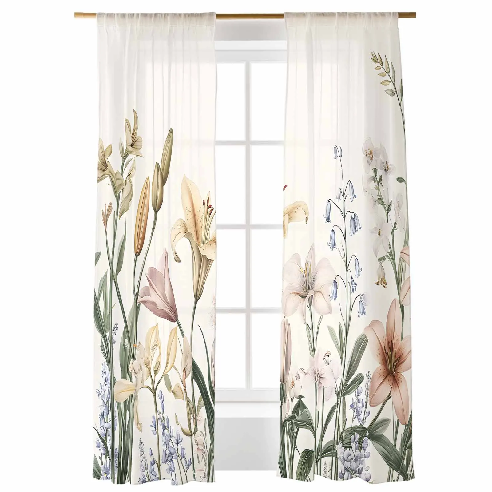 Simple Vintage Flower Curtain Window Tulle Curtains For Living Room Kitchen Window Treatments Voile Curtains
Simple Vintage Flower Curtain Window Tulle Curtains For Living Room Kitchen Window Treatments Voile Curtains