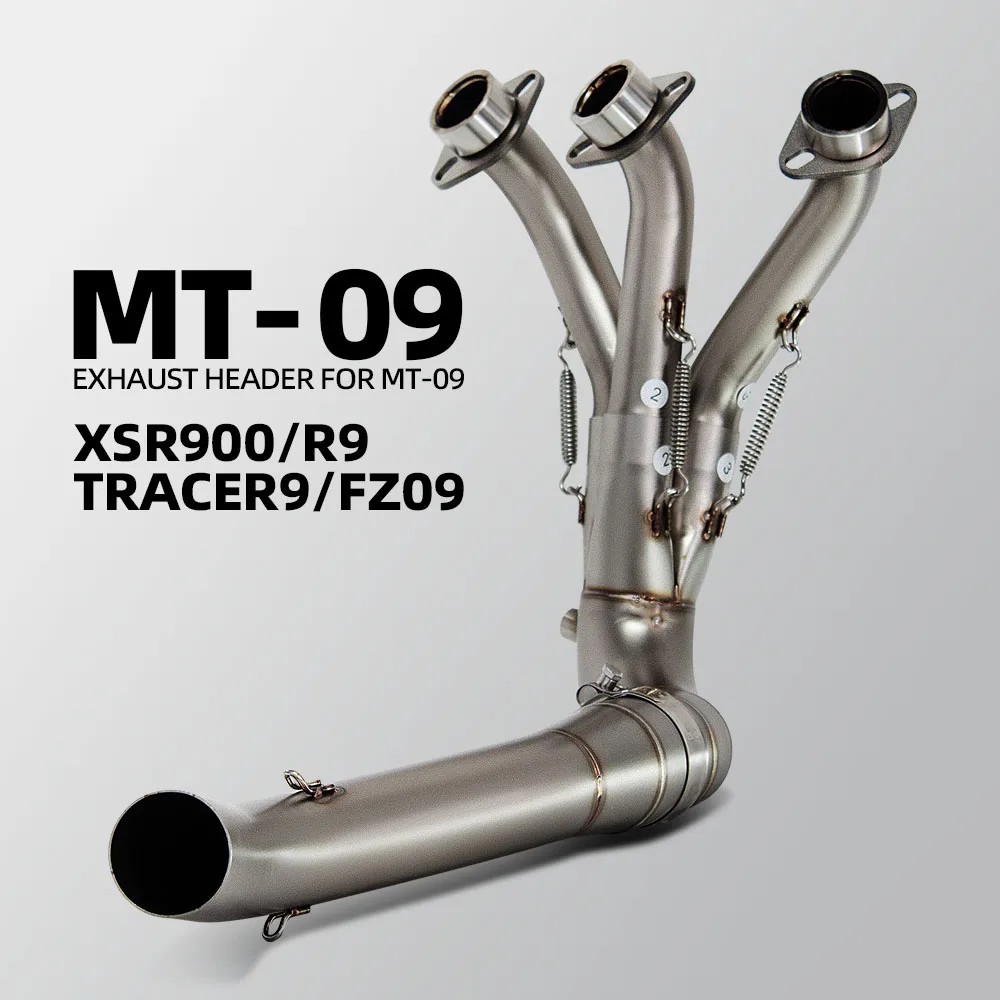 For Yamaha XSR900 TRACER 9 R9 MT09 FZ09 2021-2025 Motorcycle Exhaust Manifold Stainless 51MM Bottom Escape Front Link Pipe Kit
For Yamaha XSR900 TRACER 9 R9 MT09 FZ09 2021-2025 Motorcycle Exhaust Manifold Stainless 51MM Bottom Escape Front Link Pipe Kit