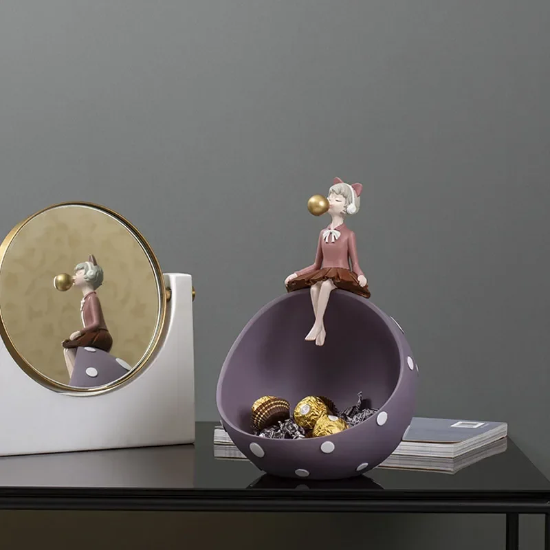 Nordic ins bubble girl storage ornaments key tray fruit debris storage box storage desktop home decoration accessories crafts
Nordic ins bubble girl storage ornaments key tray fruit debris storage box storage desktop home decoration accessories crafts