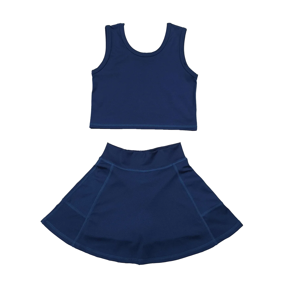 GSD1987Baby Girls Summer Yoga Outfits Navy sleeveless top skirt kids girls active wear set
GSD1987Baby Girls Summer Yoga Outfits Navy sleeveless top skirt kids girls active wear set