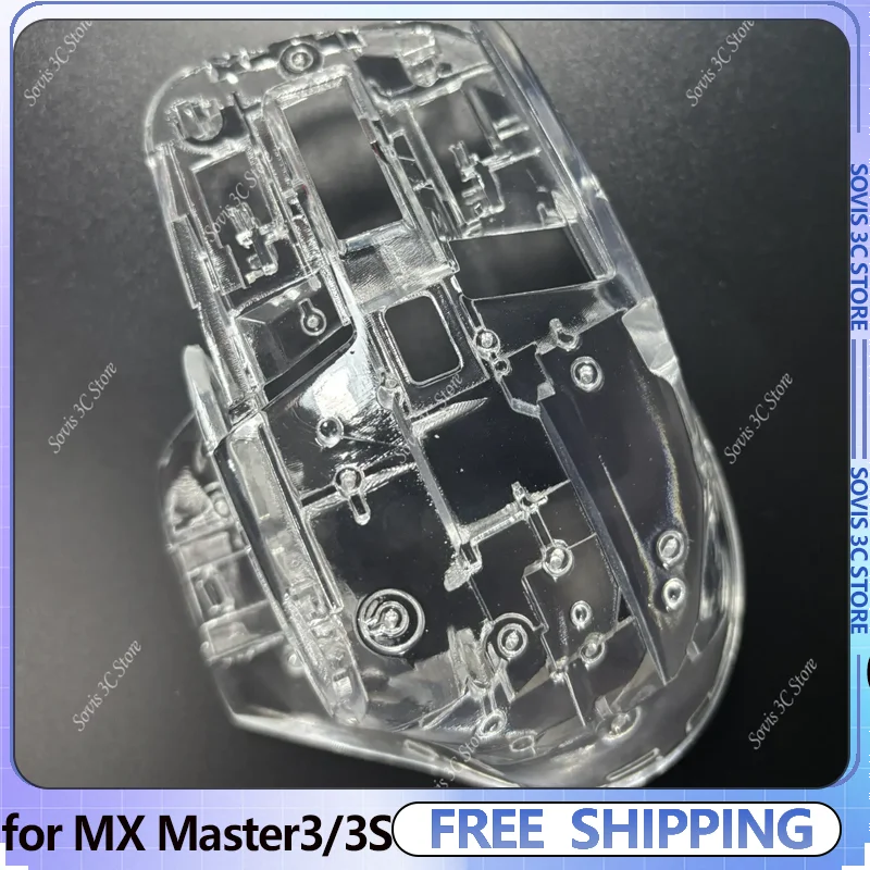 New Translucent Mouse Shell 3D-Printed Resin Mouse for Logitech MX Master 3/3S Office Gaming Mouse Gamer Accessories