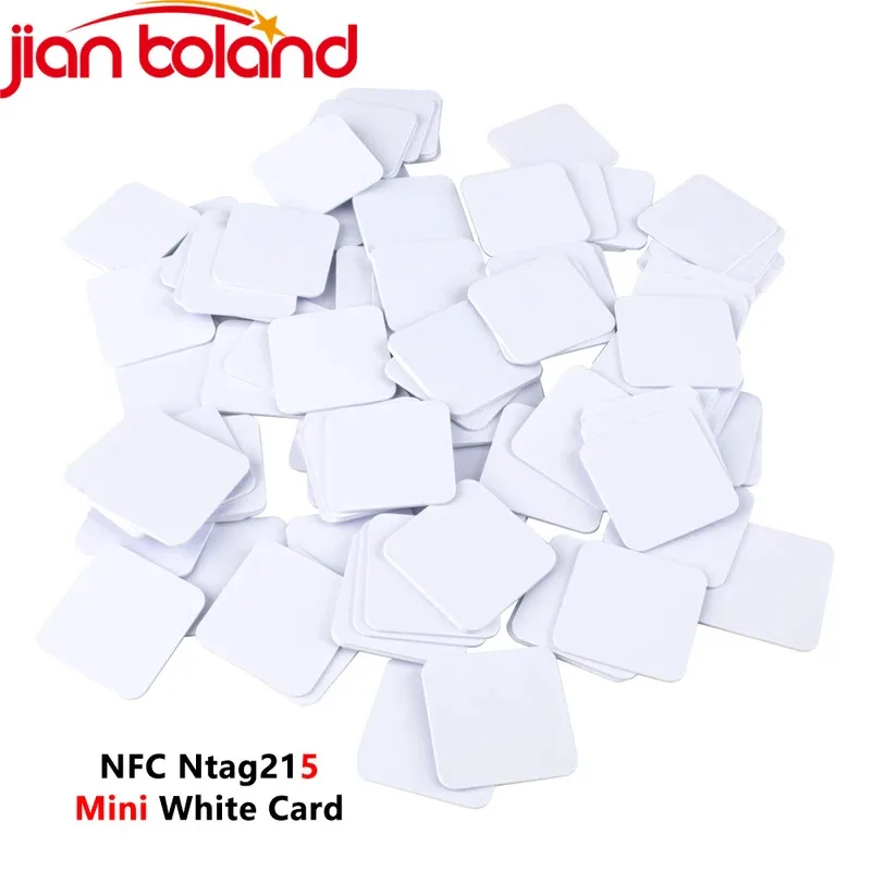 50/100pcs NFC Ntag215 Mini White Card Tag 13.56MHz NTAG 215 RFID Tags 30*22mm Widely Used For NFC Enabled Devices
50/100pcs NFC Ntag215 Mini White Card Tag 13.56MHz NTAG 215 RFID Tags 30*22mm Widely Used For NFC Enabled Devices