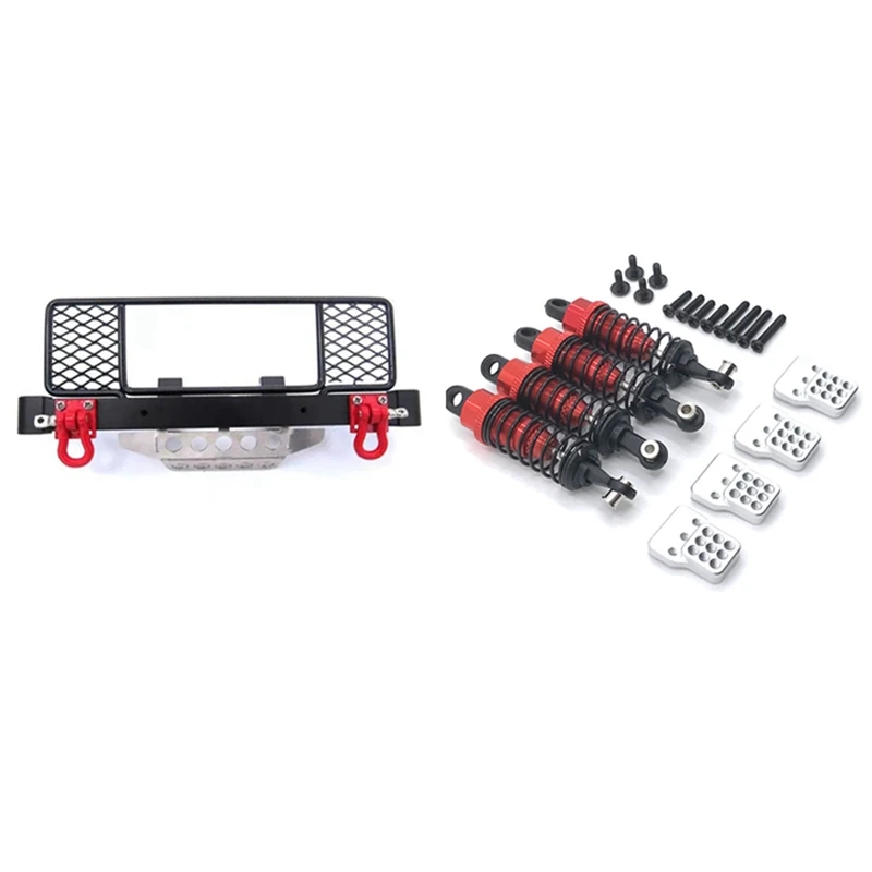 X18A-4Pcs Shock Absorber Damper With Front Bumper With Center Net Protection Armor,For WPL C14 C24 C34 MN90 MN99S RC Car
X18A-4Pcs Shock Absorber Damper With Front Bumper With Center Net Protection Armor,For WPL C14 C24 C34 MN90 MN99S RC Car