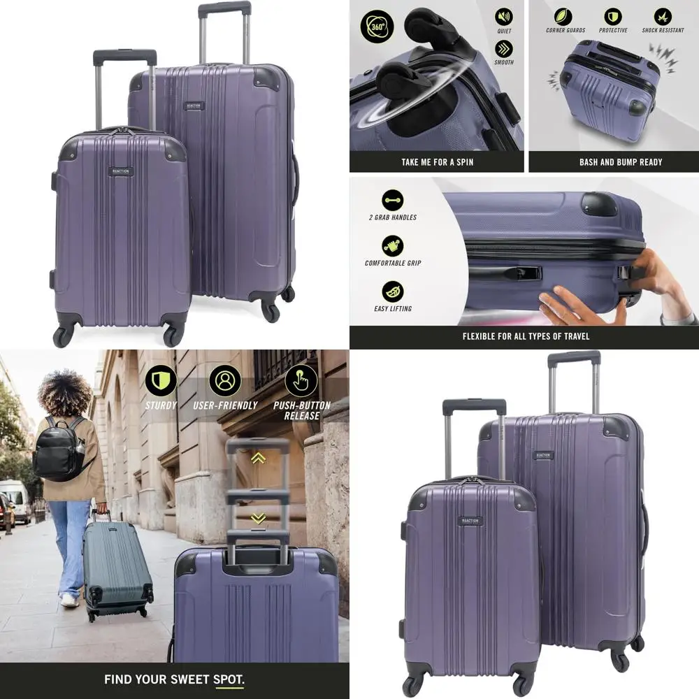 Легкий 4-колесный спиннер Kenneth Cole Reaction, дымчато-фиолетовый, 2 предмета (20 и 28)
Легкий 4-колесный спиннер Kenneth Cole Reaction, дымчато-фиолетовый, 2 предмета (20 и 28)