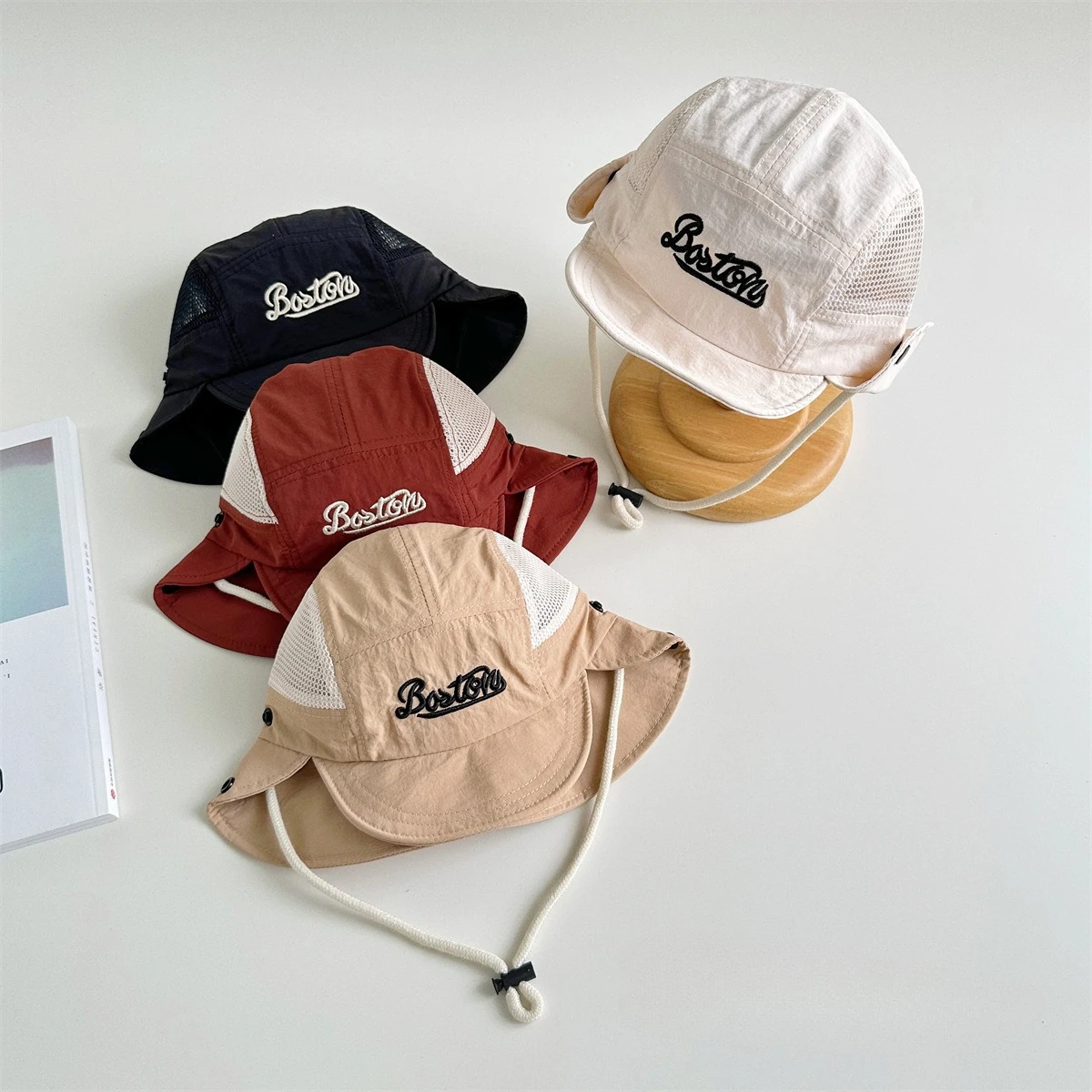 Letter Embroidered Baby Sun Hat Summer Mesh Breathable Boys Girls Cap Fashion Patchwork Kids Panama Bucket Hats
Letter Embroidered Baby Sun Hat Summer Mesh Breathable Boys Girls Cap Fashion Patchwork Kids Panama Bucket Hats