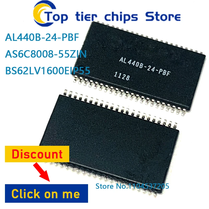 1PCS/LOT AL440B-24-PBF AS6C8008-55ZIN BS62LV1600EIP55 TSOP 100% NEW
1PCS/LOT AL440B-24-PBF AS6C8008-55ZIN BS62LV1600EIP55 TSOP 100% NEW