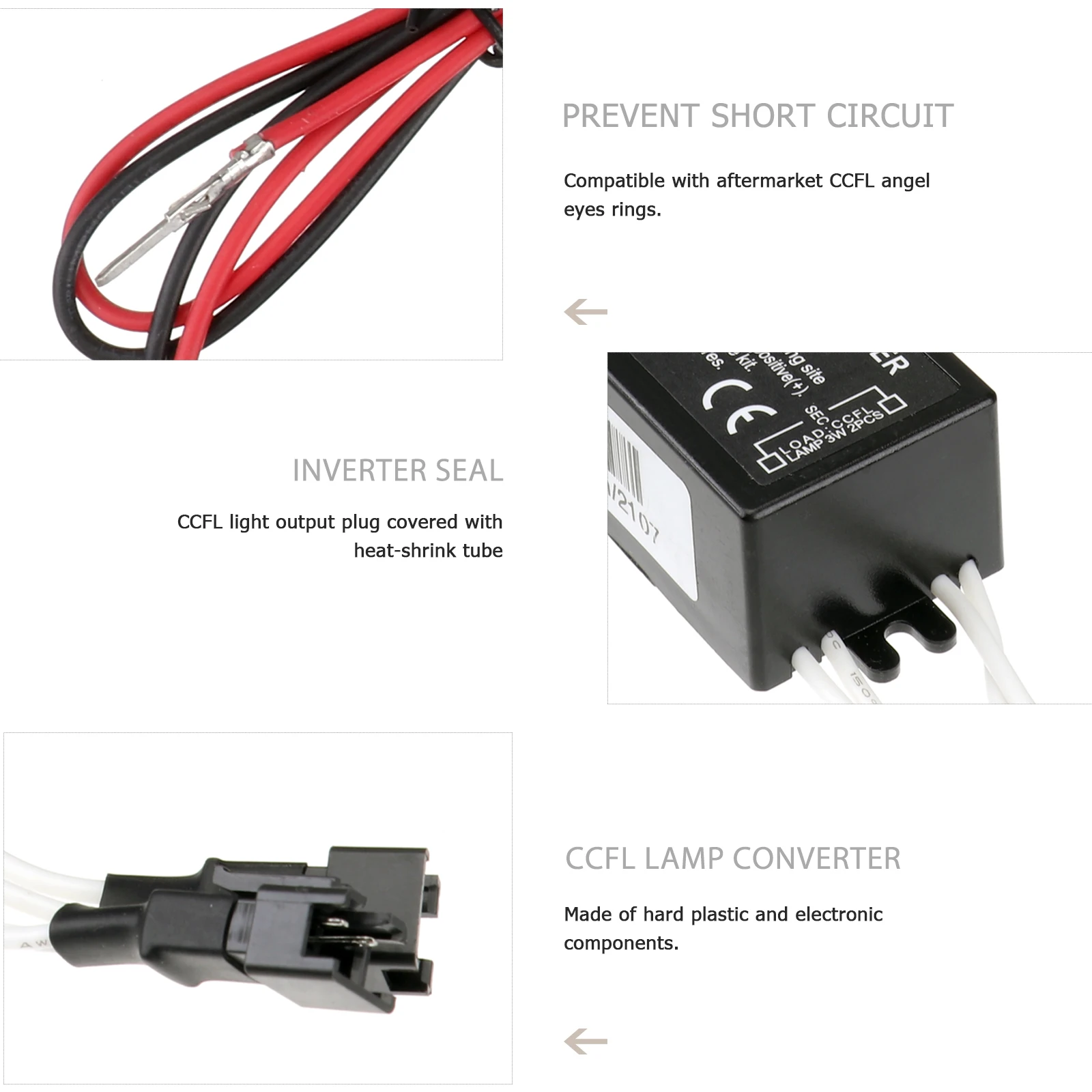 12V Replacement For Ccfl Angel Eyes Rings Auto Car Power Converter Driver Overload Protection Temperature Control Angel Eye
12V Replacement For Ccfl Angel Eyes Rings Auto Car Power Converter Driver Overload Protection Temperature Control Angel Eye