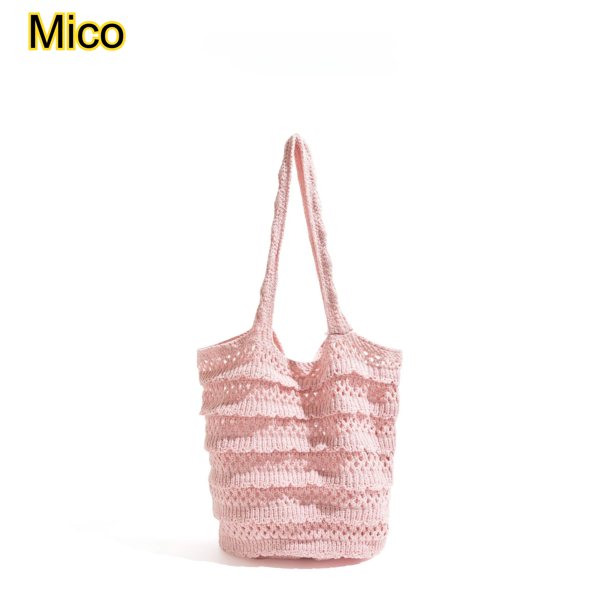 Korean Ins Style Knit Tote Bag for Women, Hollow Woven Shoulder Bag, Dopamine Color Crochet Handbag with Storage
Korean Ins Style Knit Tote Bag for Women, Hollow Woven Shoulder Bag, Dopamine Color Crochet Handbag with Storage