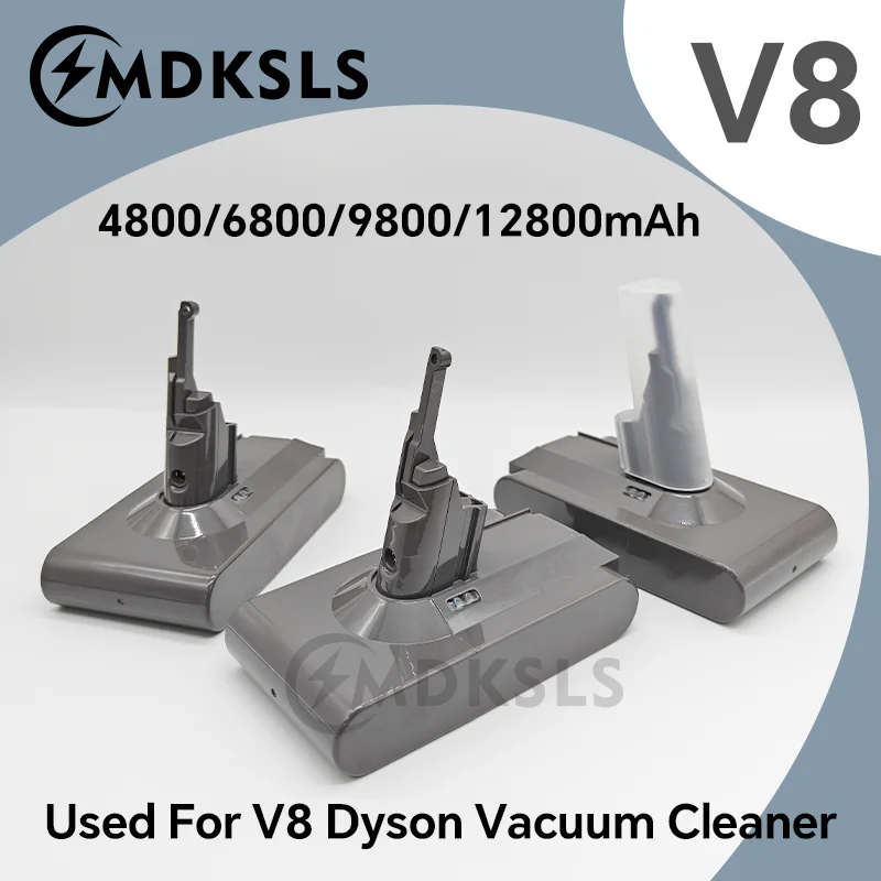 2026 New For Dyson V8 21.6V 12800mAh Replacement Battery for Dyson V8 Absolute Cord-Free Vacuum Handheld Vacuum Cleaner Battery
2026 New For Dyson V8 21.6V 12800mAh Replacement Battery for Dyson V8 Absolute Cord-Free Vacuum Handheld Vacuum Cleaner Battery