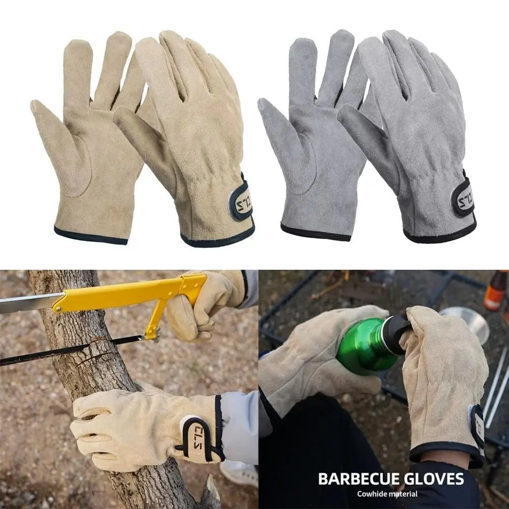 1 Pair Safety Cowhide Leather Barbecue Gloves Thicken Heat Resistant Work Gloves Durable Anti Slip Cooking Oven Mitts BBQ
1 Pair Safety Cowhide Leather Barbecue Gloves Thicken Heat Resistant Work Gloves Durable Anti Slip Cooking Oven Mitts BBQ