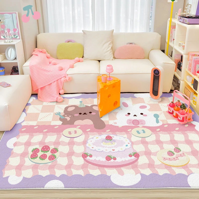 Cute Cartoon Bedroom Decor Bedside Carpet Fluffy Soft Children's Rug Home Washable Non-slip Mat Nordic Carpets for Living Room
Cute Cartoon Bedroom Decor Bedside Carpet Fluffy Soft Children's Rug Home Washable Non-slip Mat Nordic Carpets for Living Room