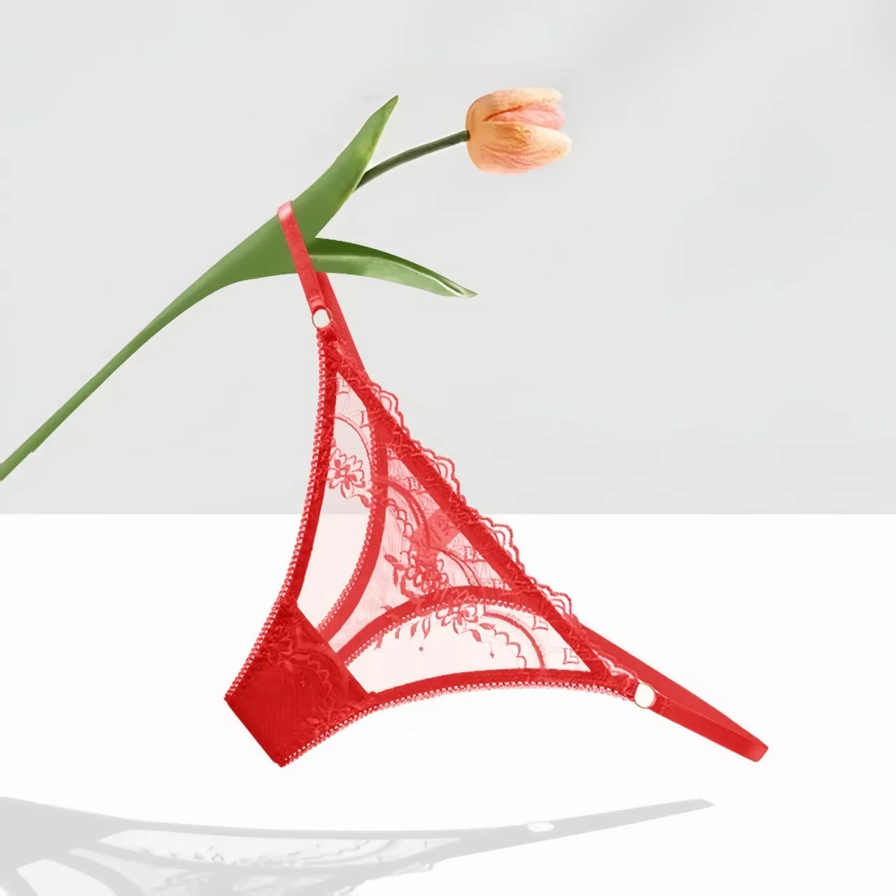 3 PCS Lace Slim Waistband Sexy Big Simple Mesh Women's Underwear Red Women's Thong Breathable
3 PCS Lace Slim Waistband Sexy Big Simple Mesh Women's Underwear Red Women's Thong Breathable