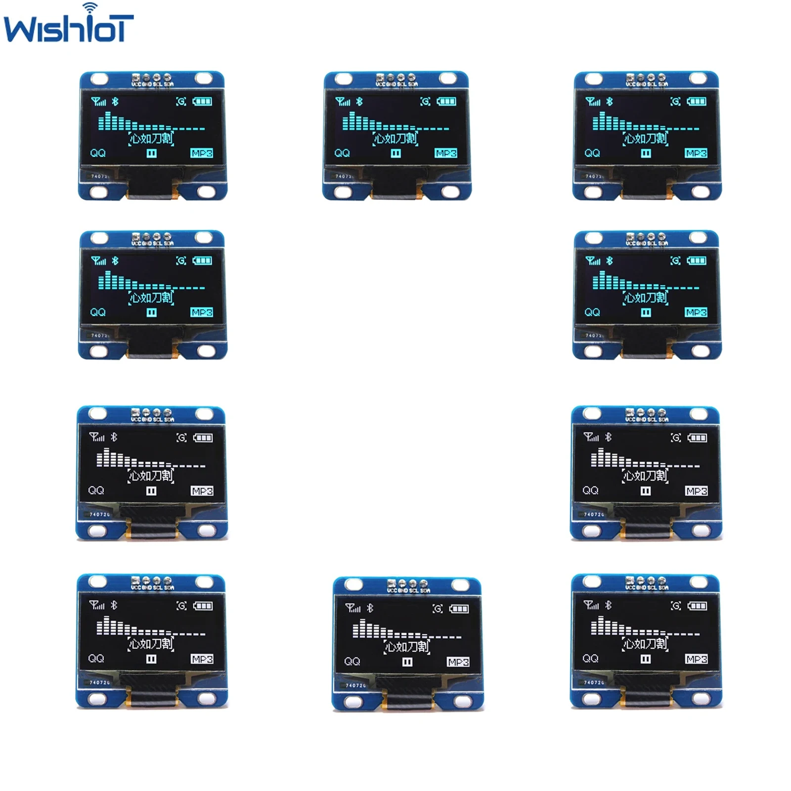 10PCS 1.3inch OLED Display Module I2C Serial 128X64 LCD LED Screen IIC Communicate SH1106 White Blue for Arduino ESP8266 Nodemcu
10PCS 1.3inch OLED Display Module I2C Serial 128X64 LCD LED Screen IIC Communicate SH1106 White Blue for Arduino ESP8266 Nodemcu