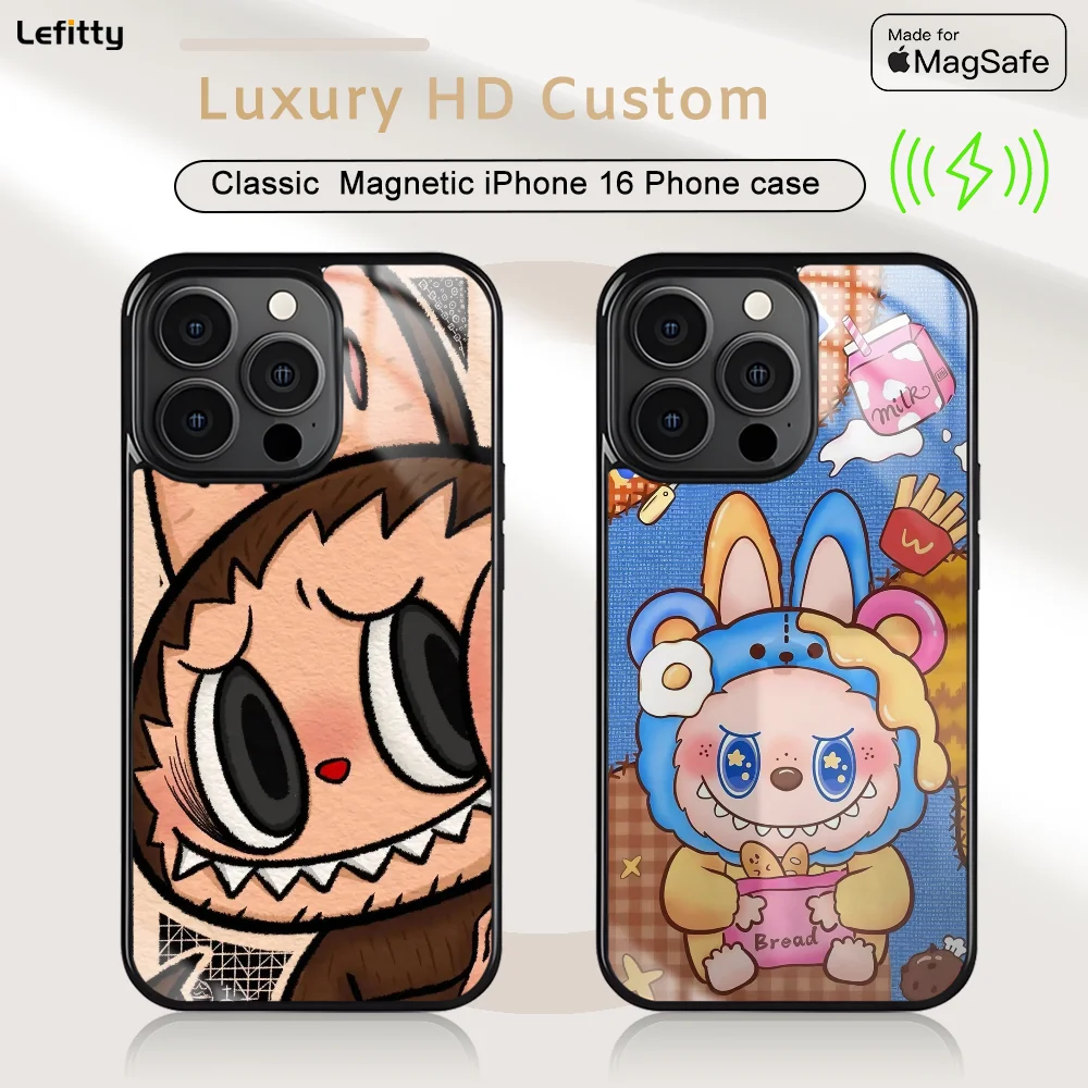 Cute L-Labubu Cartoon Phone Case For iPhone 16 15 14 13 12 11 Pro Max Plus Mini Magnetic Magsafe Wireless Charging Cover
Cute L-Labubu Cartoon Phone Case For iPhone 16 15 14 13 12 11 Pro Max Plus Mini Magnetic Magsafe Wireless Charging Cover