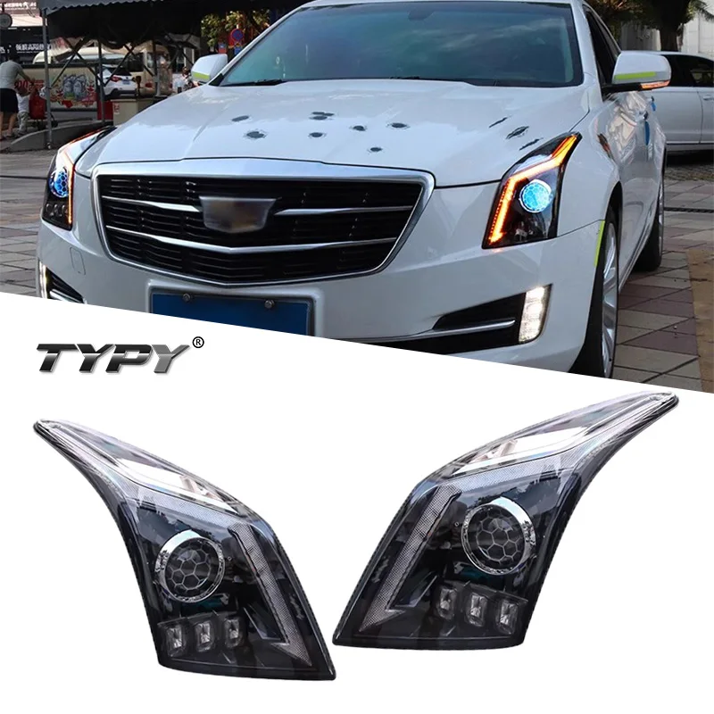 Car Headlamp For Cadillac ATS Modified GTR War-God LED Head Lamp Head Light LED DRL Daytime Running Lights 2014-2018
Car Headlamp For Cadillac ATS Modified GTR War-God LED Head Lamp Head Light LED DRL Daytime Running Lights 2014-2018