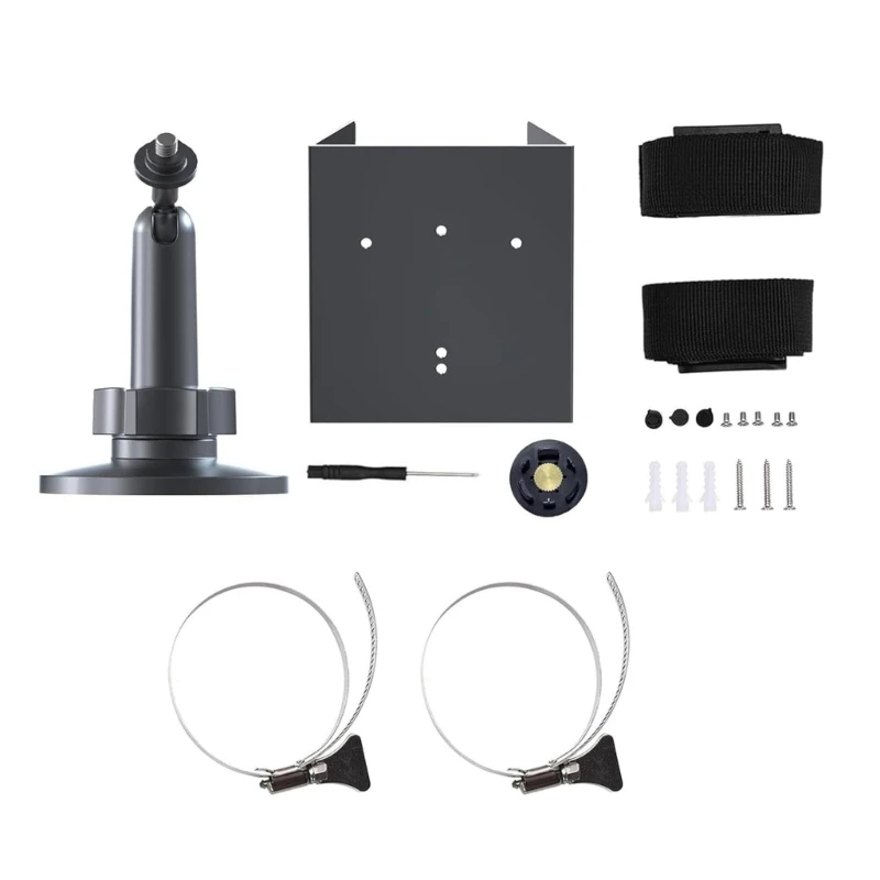 Outdoor Camera Mounting Bracket Holder Suitable for Security Cameras and Solar Panel with 360 Degree Adjustable Rotation
Outdoor Camera Mounting Bracket Holder Suitable for Security Cameras and Solar Panel with 360 Degree Adjustable Rotation