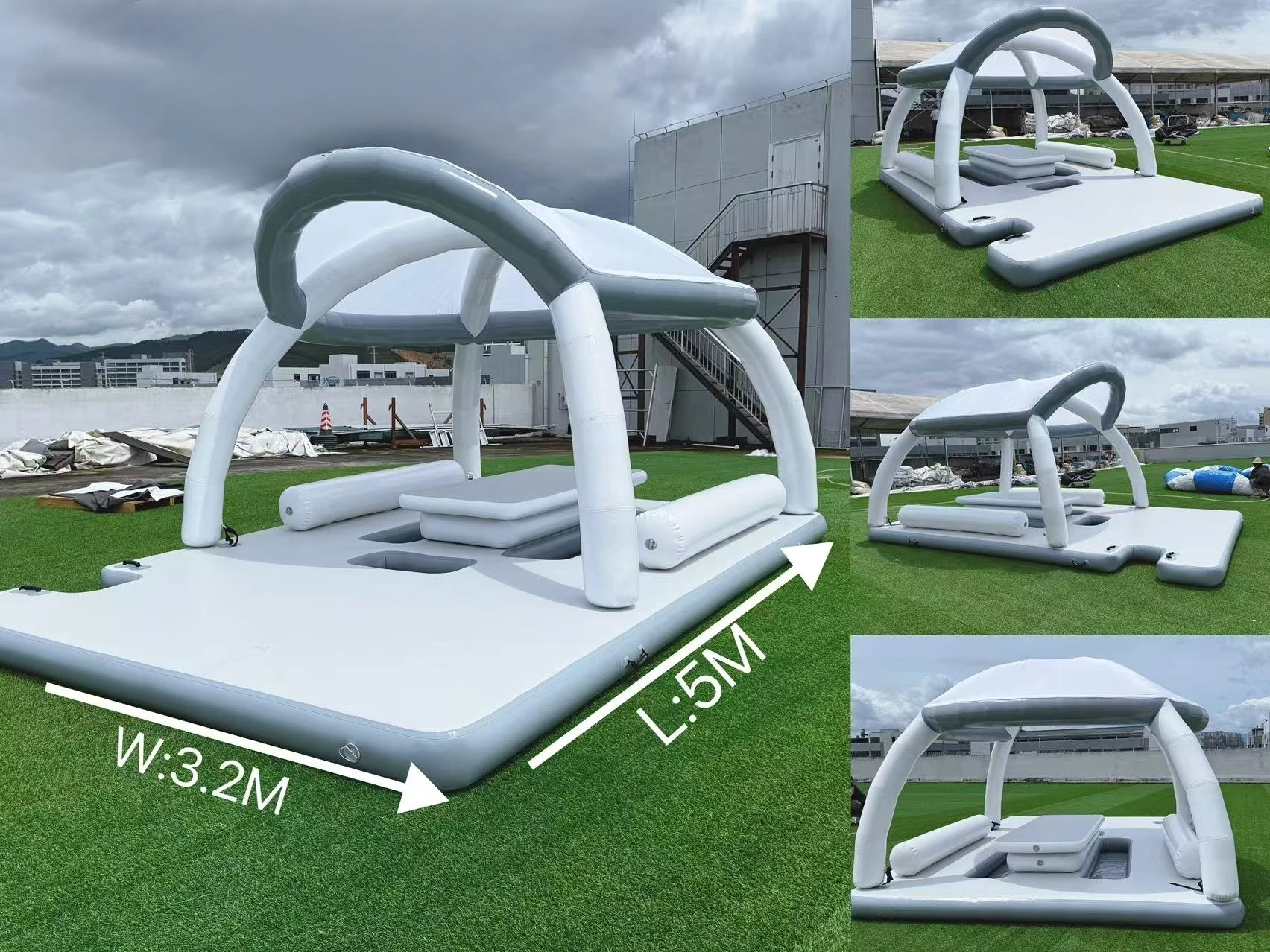 Durable Inflatable Yacht Water Adult Swim Ring Chaise Lounge Chair Boat Float with PVC Material
Durable Inflatable Yacht Water Adult Swim Ring Chaise Lounge Chair Boat Float with PVC Material