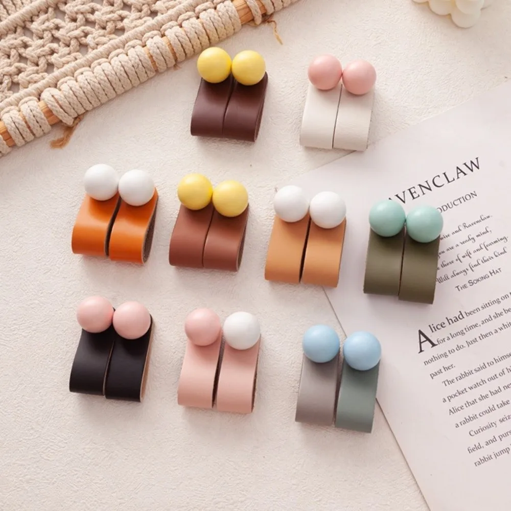 Cute Colorful Leather Cabinet Handles Ceramic Ball Drawer Knobs Furniture Handle Home Decor
Cute Colorful Leather Cabinet Handles Ceramic Ball Drawer Knobs Furniture Handle Home Decor