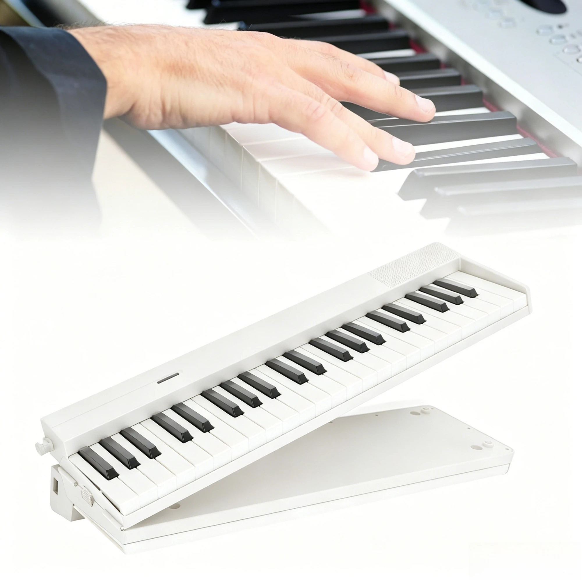 Miwayer 88-Key Foldable Keyboard Piano BT MIDI USB Rechargeable with Music Stand Pedal Bag for Beginners Home Travel Creation
Miwayer 88-Key Foldable Keyboard Piano BT MIDI USB Rechargeable with Music Stand Pedal Bag for Beginners Home Travel Creation