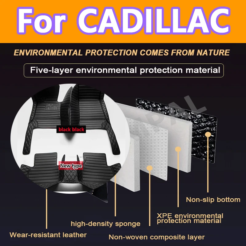 Luxury Vehicle Car Mats Floor For CADILLAC ATS CT6 DeVille XTS Escallade SRX XT5 CTS CTS (4door) CTS (2door) Car Floor Car mats
Luxury Vehicle Car Mats Floor For CADILLAC ATS CT6 DeVille XTS Escallade SRX XT5 CTS CTS (4door) CTS (2door) Car Floor Car mats