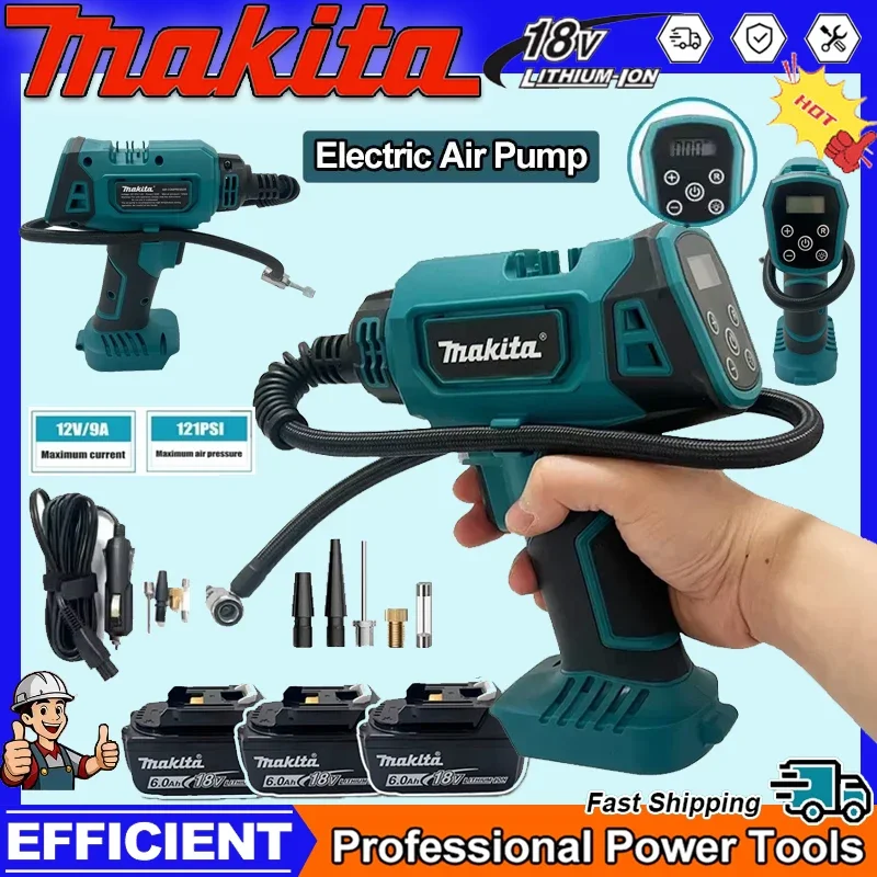 Makita 600mm Cordless Portable Air Pump 12V Rechargeable Handheld Electric Air Compressor For Cars For 18V Battery
Makita 600mm Cordless Portable Air Pump 12V Rechargeable Handheld Electric Air Compressor For Cars For 18V Battery