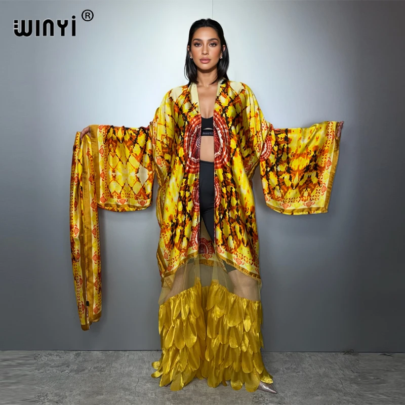 WINYI muslim Kimono Women Printed holiday coat Long Sleeve Cardigan abaya dubai luxury beachwear Cover Up boho dress kaftan
WINYI muslim Kimono Women Printed holiday coat Long Sleeve Cardigan abaya dubai luxury beachwear Cover Up boho dress kaftan