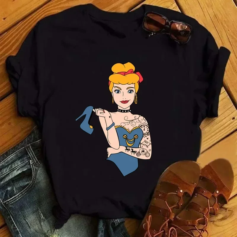 Kawaii Cartoon Punk Princess Print T Shirt Women Funny Harajuku 90s Cute T-shirt Streetwear Graphic Tshirt Female Clothes
Kawaii Cartoon Punk Princess Print T Shirt Women Funny Harajuku 90s Cute T-shirt Streetwear Graphic Tshirt Female Clothes