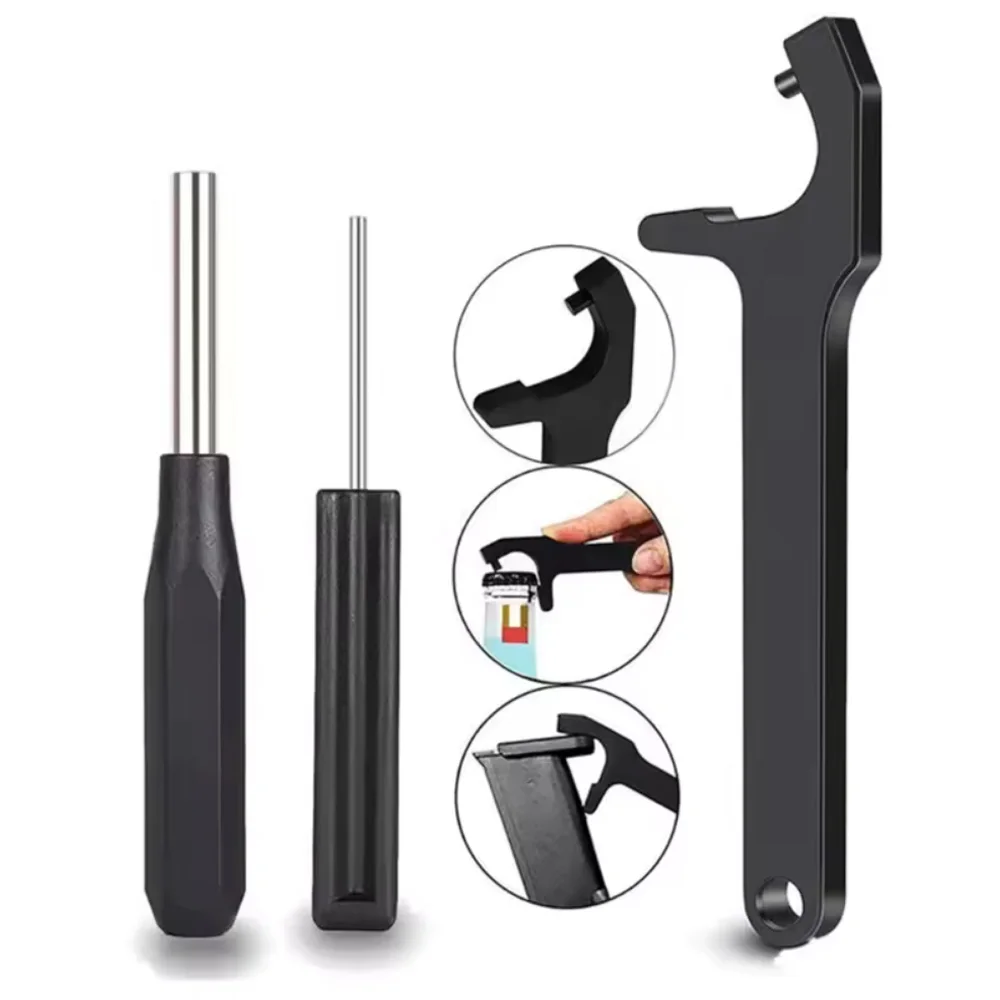 Magazine Base Plate Removal Tool 3 Pcs Magazine Disassembly Wrench Kit Front Sight Installation Tool Firearm Maintenance
Magazine Base Plate Removal Tool 3 Pcs Magazine Disassembly Wrench Kit Front Sight Installation Tool Firearm Maintenance