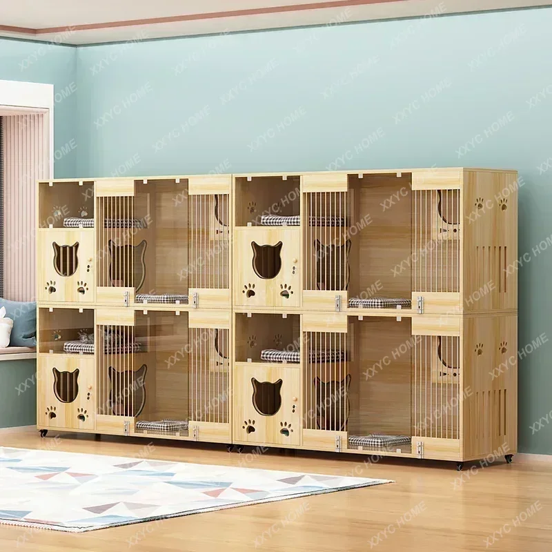 A Cat cage solid wood villa space comprehensive residential indoor two-story residence
A Cat cage solid wood villa space comprehensive residential indoor two-story residence