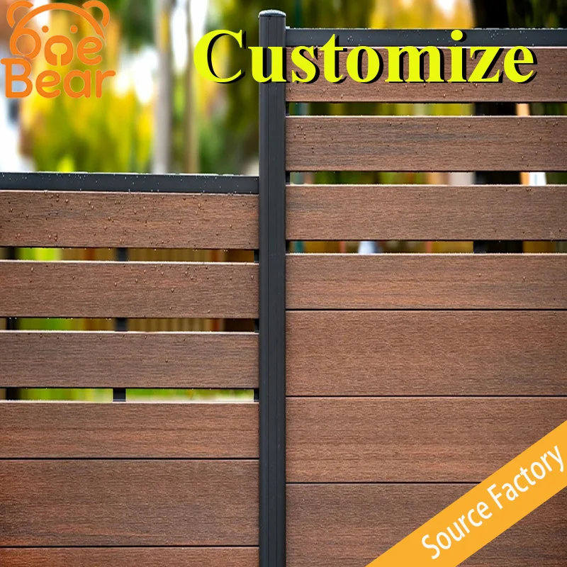 Low-temperature resistant, fireproof, waterproof, and soundproof WPC fence panel with 3D/wood grain surface graphic design.
Low-temperature resistant, fireproof, waterproof, and soundproof WPC fence panel with 3D/wood grain surface graphic design.
