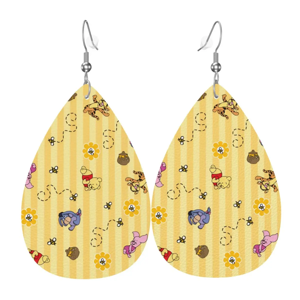 Индивидуальные висячие серьги с Винни-Пухом, кожаные серьги-капли из ПВХ-кожи для подарков, изящные украшения
Индивидуальные висячие серьги с Винни-Пухом, кожаные серьги-капли из ПВХ-кожи для подарков, изящные украшения
