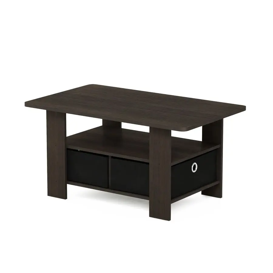 ANDREY Coffee Table, Small Modern Coffee Table with Storage and Bin Drawer, Side Table for Living Room, Bedroom, Home Office, Da
ANDREY Coffee Table, Small Modern Coffee Table with Storage and Bin Drawer, Side Table for Living Room, Bedroom, Home Office, Da
