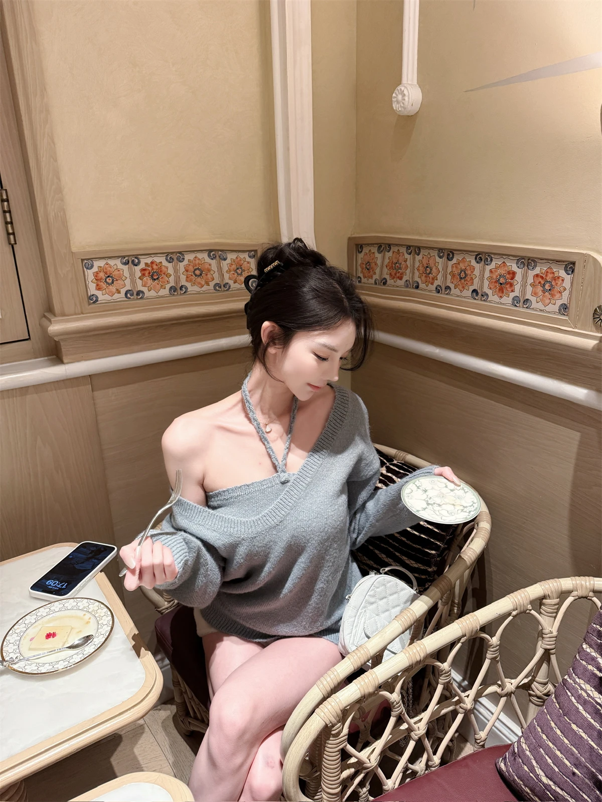 Kikimy Mint Fog Blue Women's Sweater Set Casual Sle Long Sve Loose Fit Comfortable Soft Bal Design Winter Outfit
Kikimy Mint Fog Blue Women's Sweater Set Casual Sle Long Sve Loose Fit Comfortable Soft Bal Design Winter Outfit