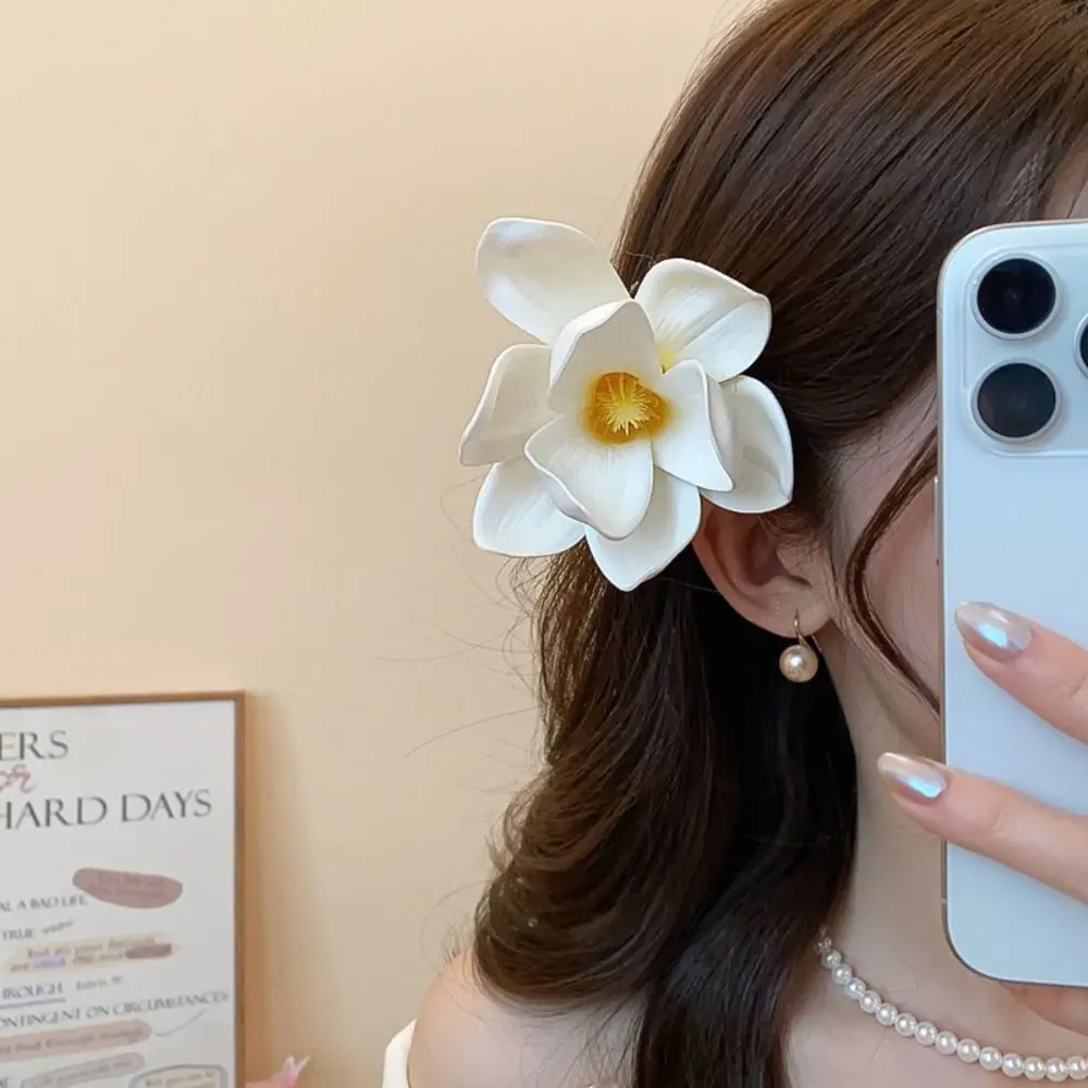 Korean Style Orchid Flower Hairpin Barrettes Cloth Simulation Flower Duckbill Clip Ponytail Clip Headdress Bohemia Hairpins
Korean Style Orchid Flower Hairpin Barrettes Cloth Simulation Flower Duckbill Clip Ponytail Clip Headdress Bohemia Hairpins