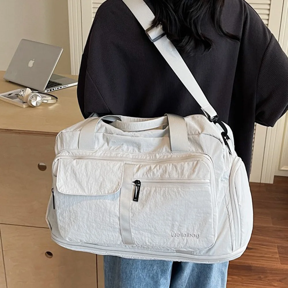 Leisure Sling Bags, Large Capacity Solid Color Multifunctional Travel Bag for Boarding, Yoga and Fitness Bag with Shoe Position
Leisure Sling Bags, Large Capacity Solid Color Multifunctional Travel Bag for Boarding, Yoga and Fitness Bag with Shoe Position