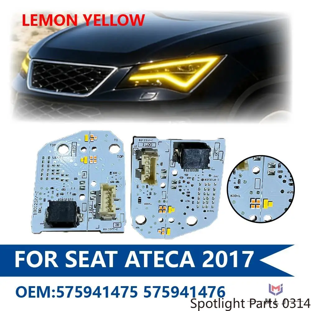 Angel Eye Chip For SEAT Ateca KH7 2017 Yellow Light Headlight Board DRL B012077-C B012078-C 575941475 575941476 Car Accessories
Angel Eye Chip For SEAT Ateca KH7 2017 Yellow Light Headlight Board DRL B012077-C B012078-C 575941475 575941476 Car Accessories