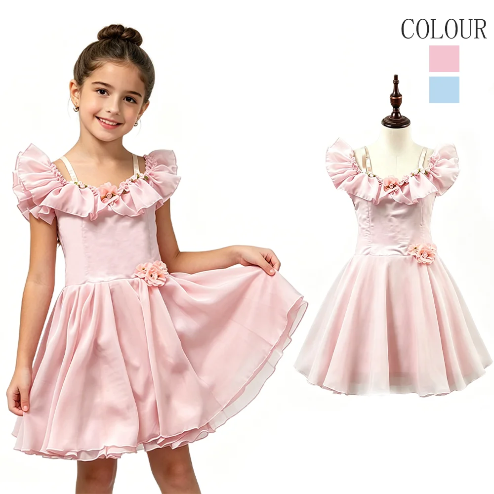 Girls Light Blue Chiffon Dance Dress with Floral Applique Kids Stage Performance Costume for Ballet Party Lyrical or Recital
Girls Light Blue Chiffon Dance Dress with Floral Applique Kids Stage Performance Costume for Ballet Party Lyrical or Recital