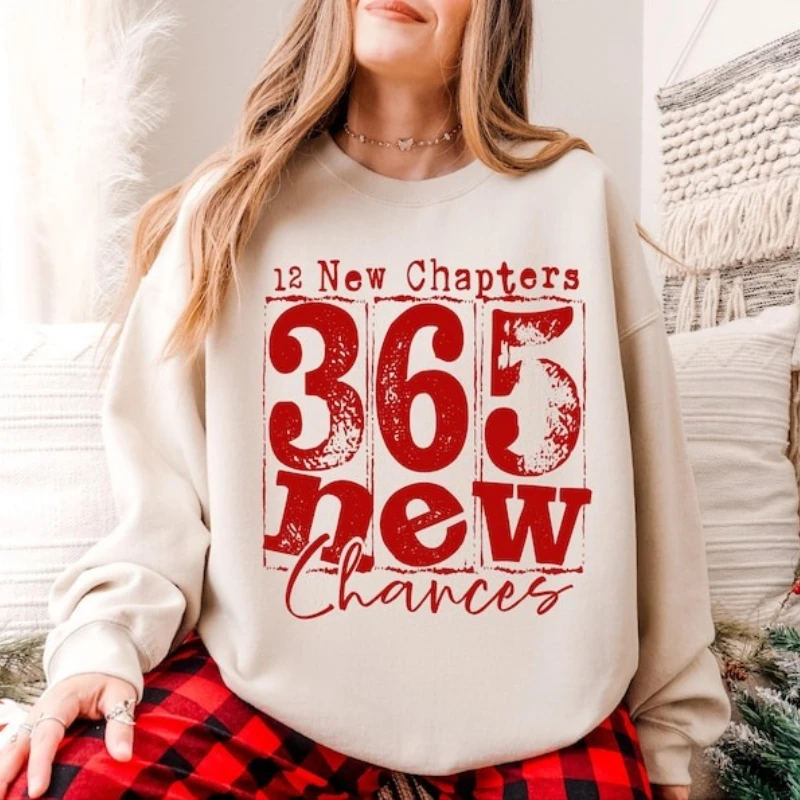 12 новых глав 365, новинка Chances, с Новым годом 2026 года, женская осенне-зимняя толстовка в стиле ретро для вечеринки, пуловер с длинными рукавами
12 новых глав 365, новинка Chances, с Новым годом 2026 года, женская осенне-зимняя толстовка в стиле ретро для вечеринки, пуловер с длинными рукавами