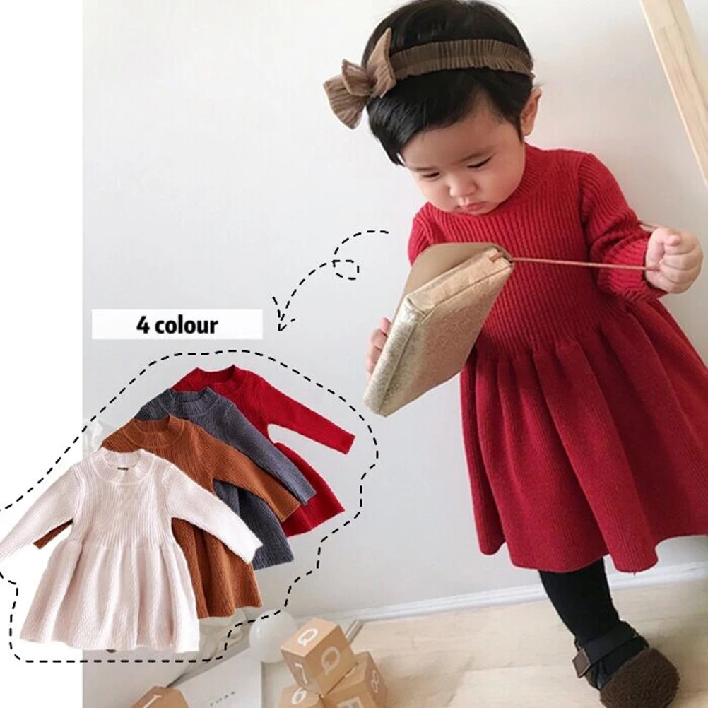 Girls Knitted Dress Kids Fashion Long Sleeve Soft Material Warm Casual Wear Toddler Baby Winter Autumn Spring Everyday Skirt
Girls Knitted Dress Kids Fashion Long Sleeve Soft Material Warm Casual Wear Toddler Baby Winter Autumn Spring Everyday Skirt